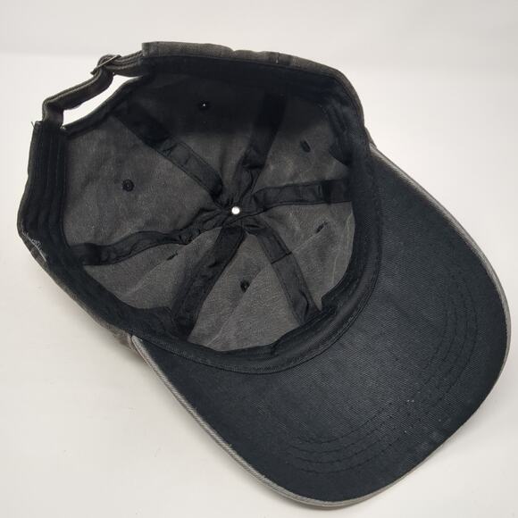 Maga American Flag Slideback Baseball Cap Gray One Size Vented Holes Patriotic - Picture 7 of 8